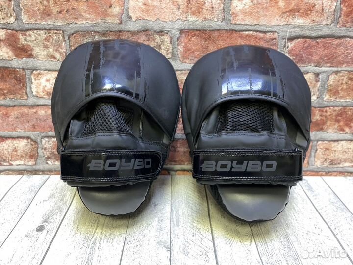 Лапы боксёрские BoyBo Stain flex Black