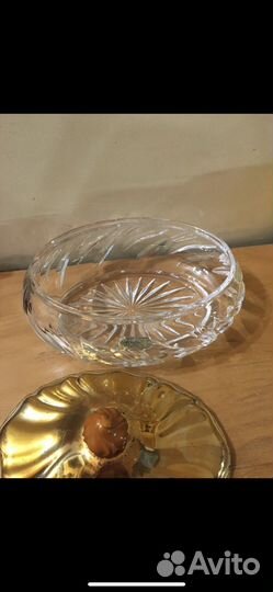 Конфетница Echt Bleikristall Германия