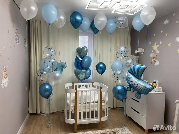 Выписка из роддома/Воздушные и Гелиевые шары 24/7