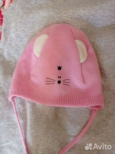 Шапка детская для девочки на осень