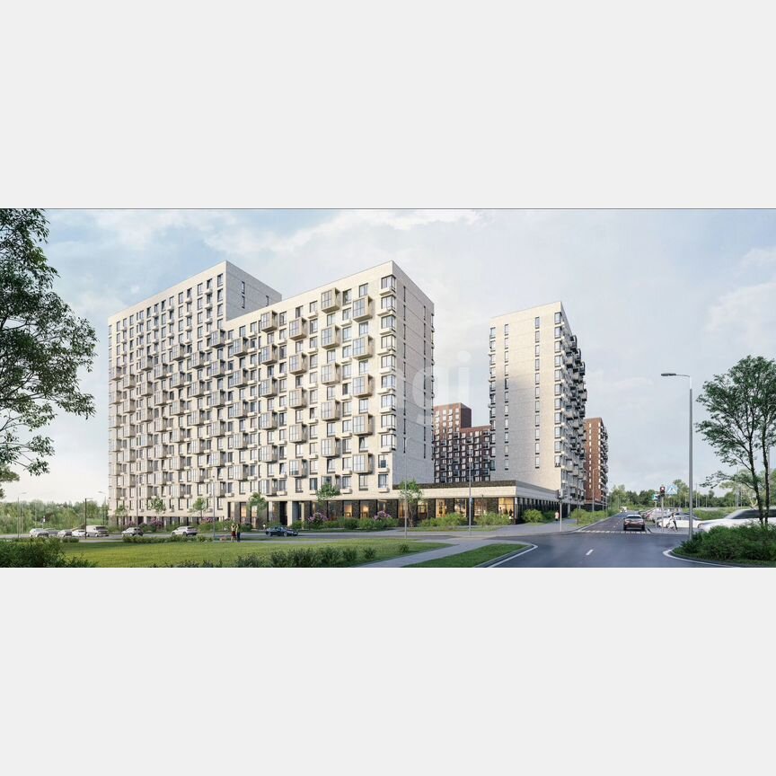 1-к. квартира, 32,3 м², 12/17 эт.