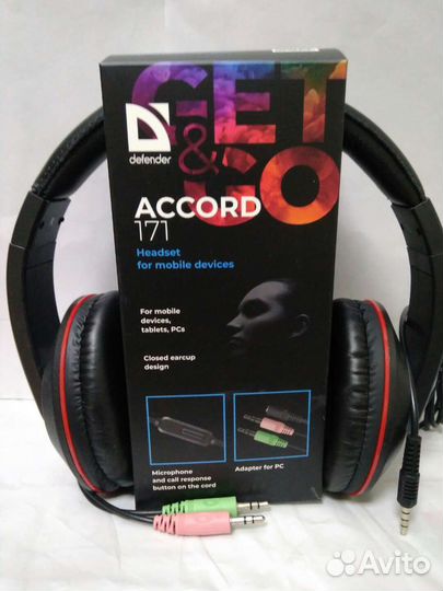 Наушники defender, Hoco 2шт