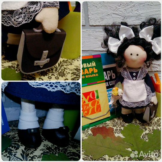 Кукла Тильда Школьница