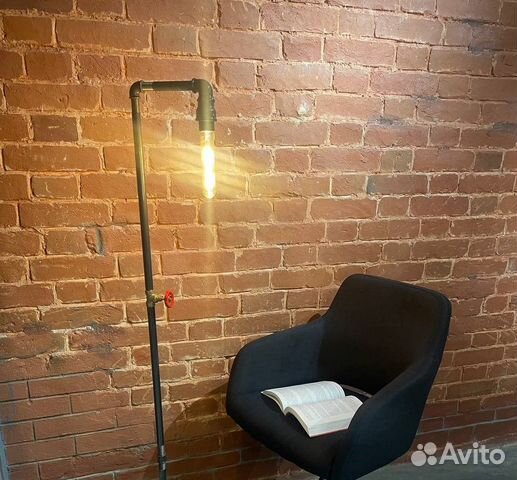 Светильник напольный лофт новый