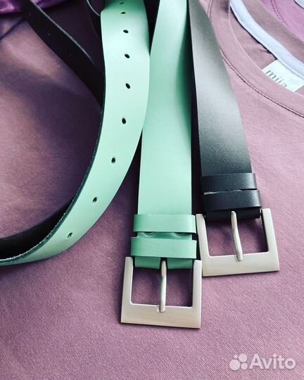 Ремень женский кожаный