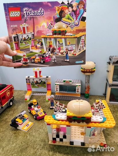 Lego friends Парк развлечений + гонки