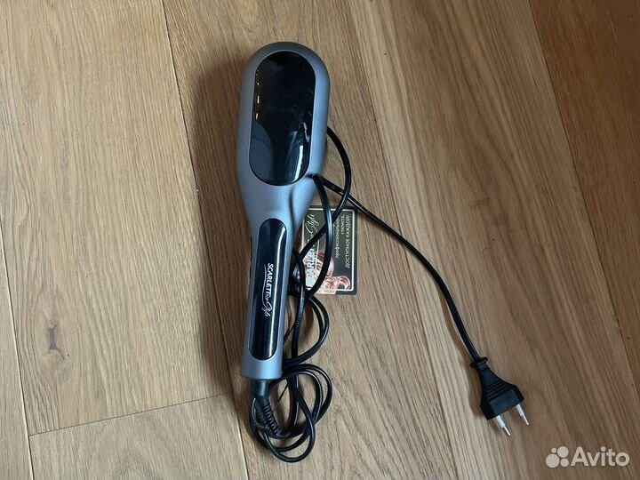 Расческа-выпрямитель Scarlett SC-HS60605, серый