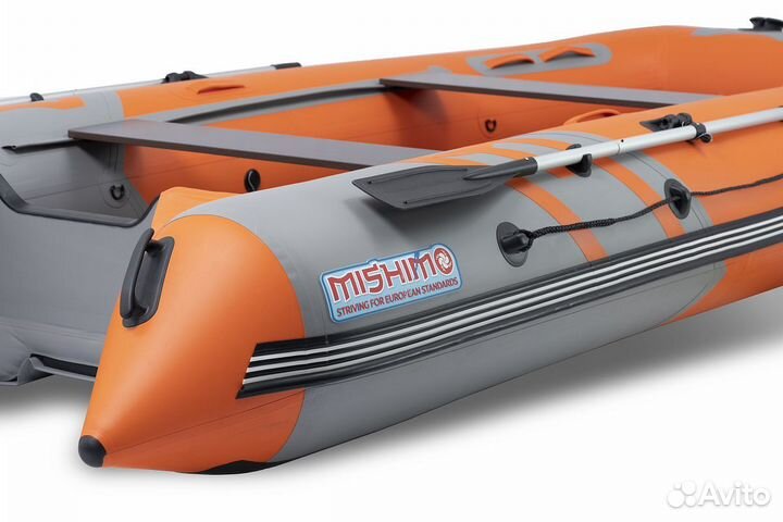 Лодка mishimo river JET 400 под водомет оранжевая