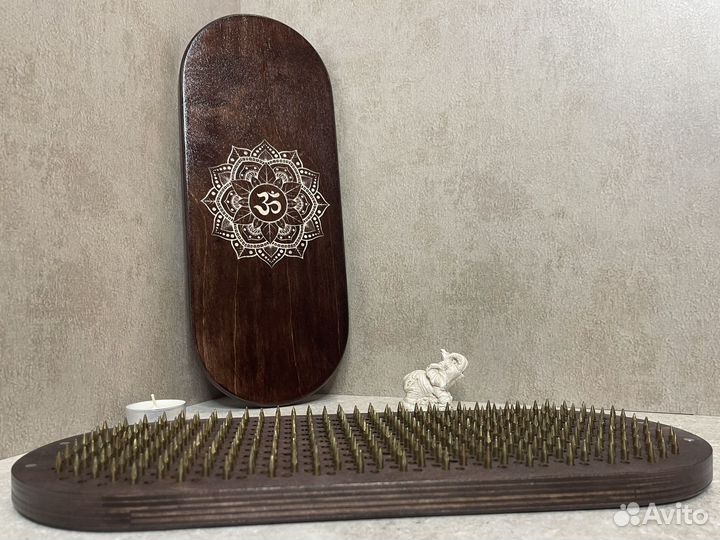 Доска садху с динамическими гвоздями, латунь, 10мм