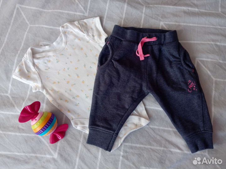 Большой пакет вещей на девочку 62 68 74 80