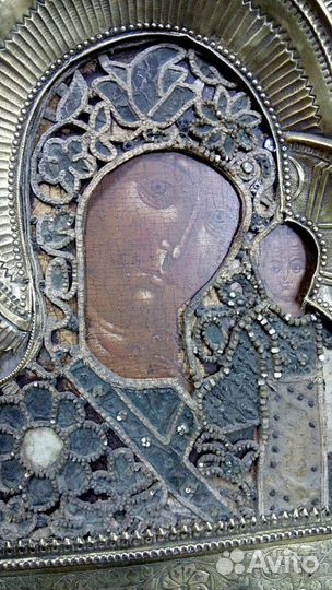 Казанская икона Б.М.17 век