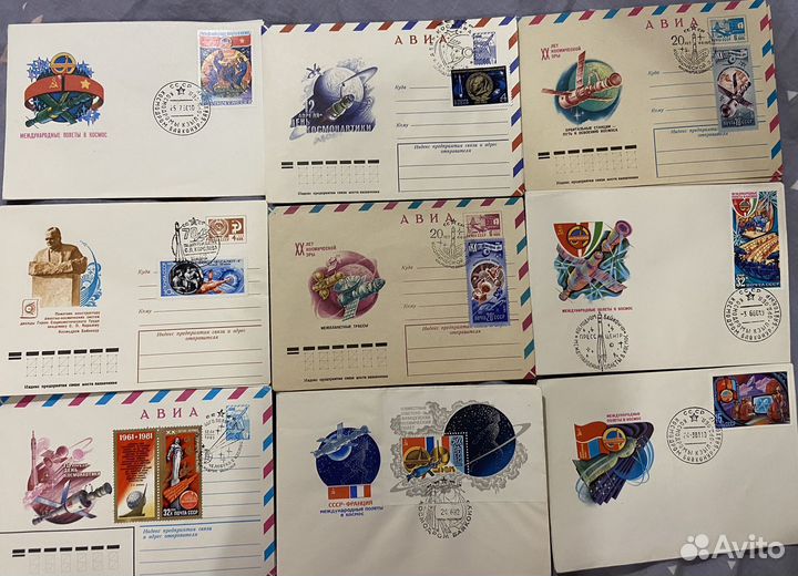 Почтовые конверты СССР