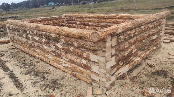 Сруб для бани 3x3