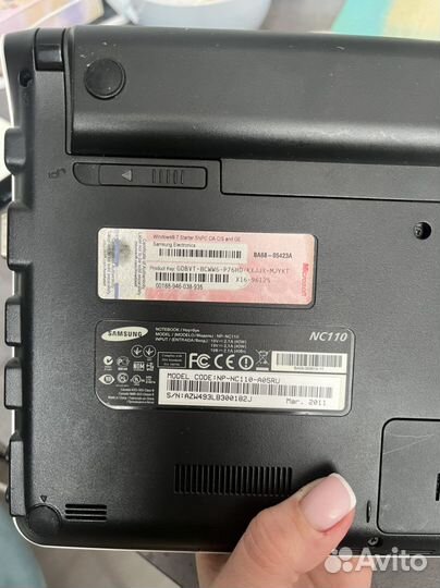 Samsung ноутбук нетбук NP - NC 110