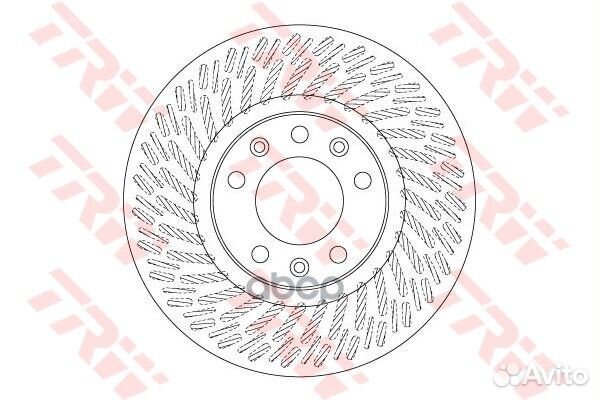 Диск тормозной перед peugeot 308 II 1.6 05