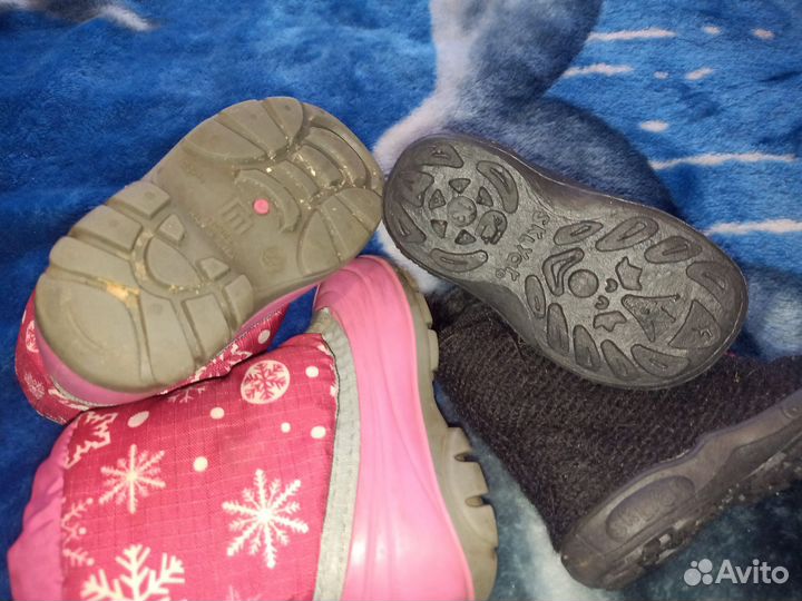 Ботинки и валенки зимние 22 и 13