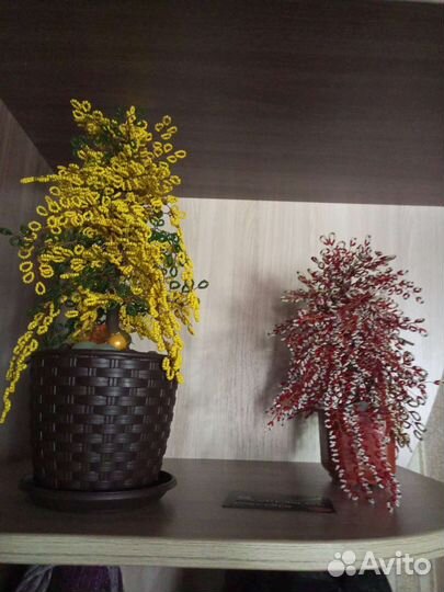 Дерево из бисера, ручная работа)