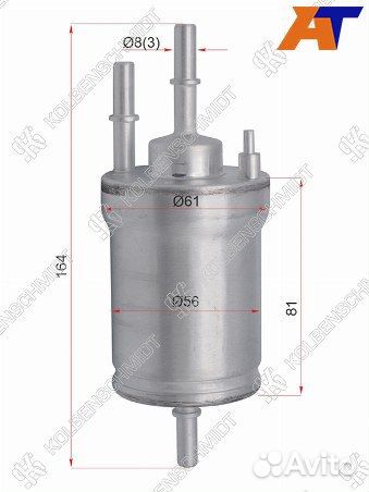 Фильтр топливный skoda fabia