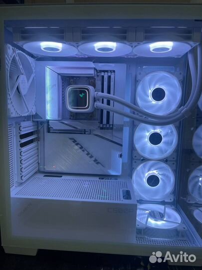 Пк, Aorus B650 Stealth Ice, белая сборка