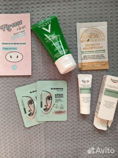 Еucerin, vichy набор для проблемной кожи