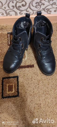 Ботинки осень для девочки р.35