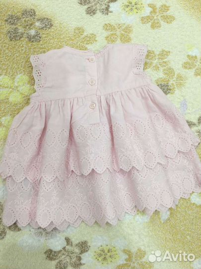 Вещи пакетом для девочки 3-18месяцев