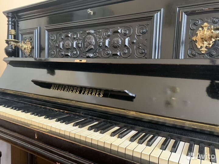 Антикварное пианино Diederichs Frères