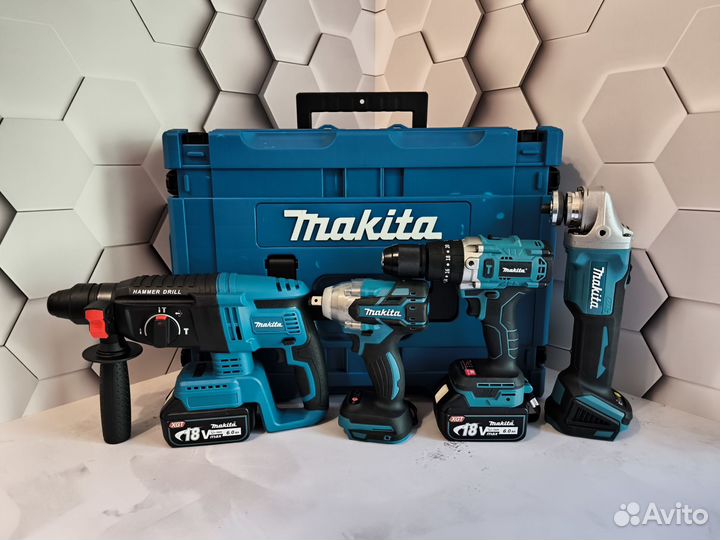 Набор инструментов makita 3 в 1