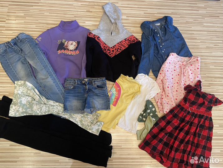 Пакет вещей на девочку р.128