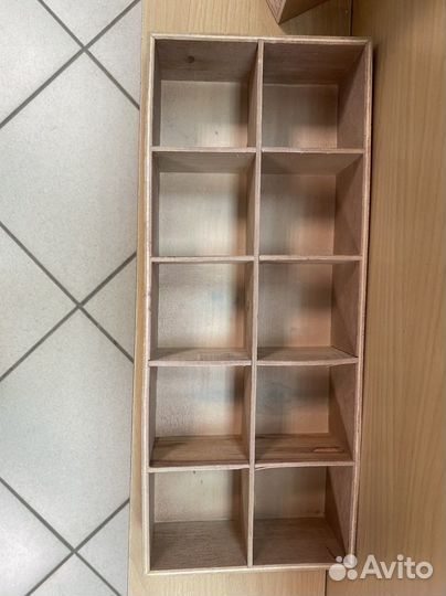 Деревянная контейнер для штучных предметов