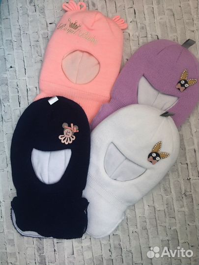 Шапка шлем для девочки новая