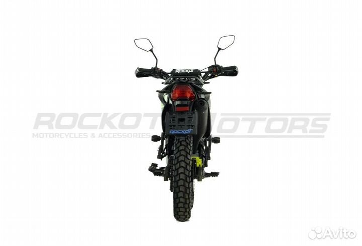 Мотоцикл эндуро rockot XR250 черный/зеленый, 21/1