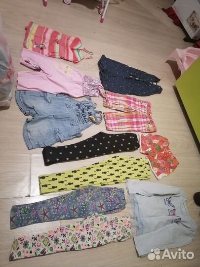 Одежда и обувь на девочку 2-3г