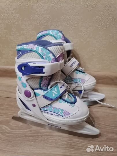 Коньки детские раздвижные 26-31