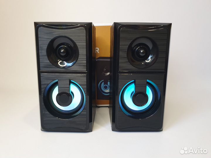 Колонки компьютерные U-9001 с подсветкой