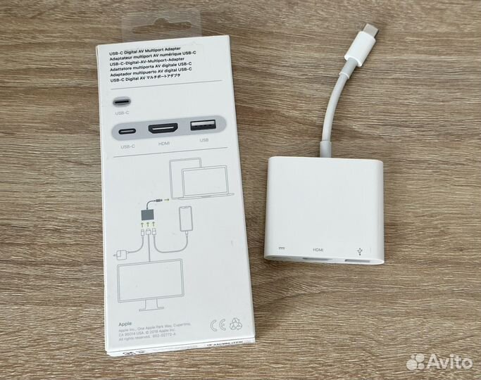 Apple. Хаб c кабель-коннектором USB Type C