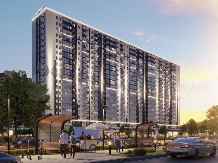 3-к. квартира, 67,8 м², 21/21 эт.