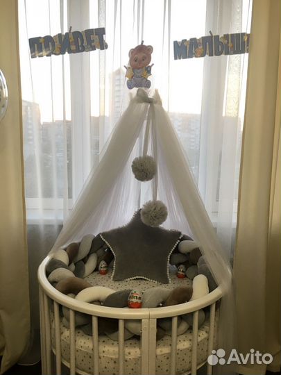 Детская кроватка трансформер 7 в 1