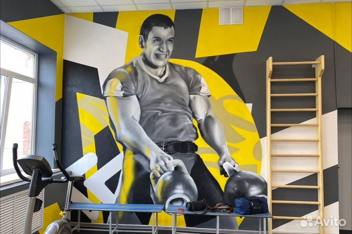 Интерьерные картины, роспись кальянной