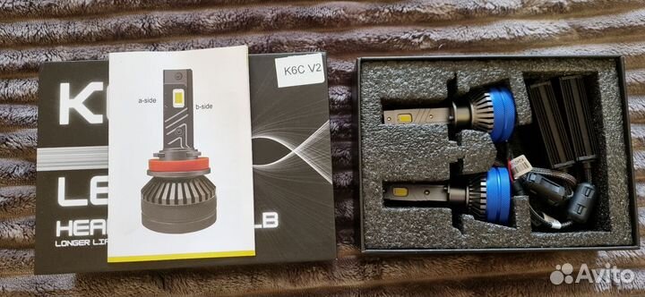 Продам LED лампы h1 4300k