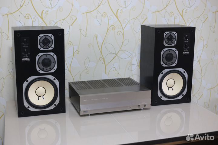 Акустика Yamaha ns-100x и усилитель Yamaha мх-55