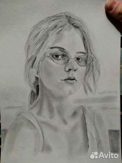 Портреты карандашом. Эскизы