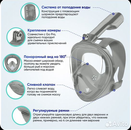 Маска для снорклинга