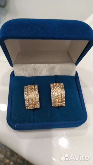Золотые серьги 585 *