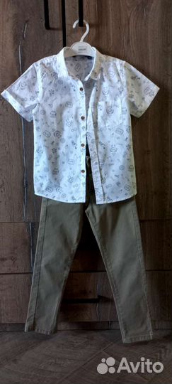 Рубашка и брюки для мальчика 122 см