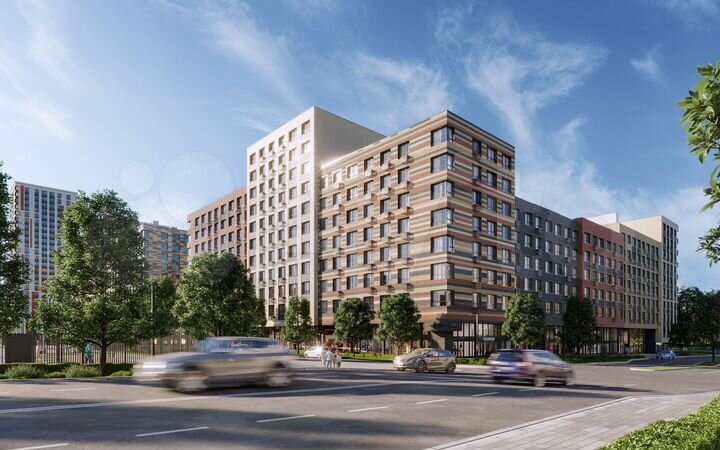 1-к. квартира, 48 м², 2/23 эт.