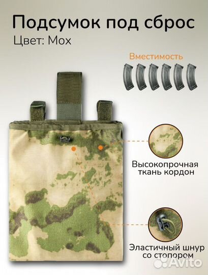 Подсумок под сброс, тактический сбросник 