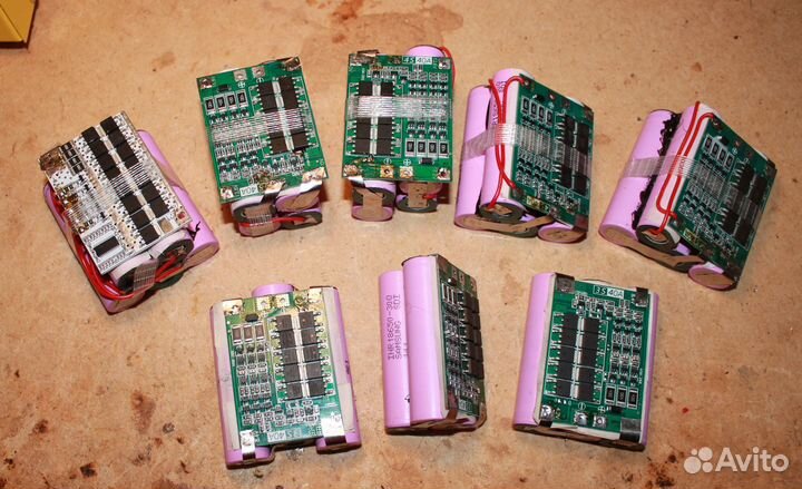 Новые сборки li-ion для переделки аккумуляторов