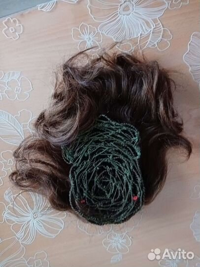 Шиньон из натуральных волос