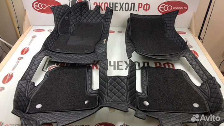 3D Коврики Range Rover Салон Багажник из Экокожи